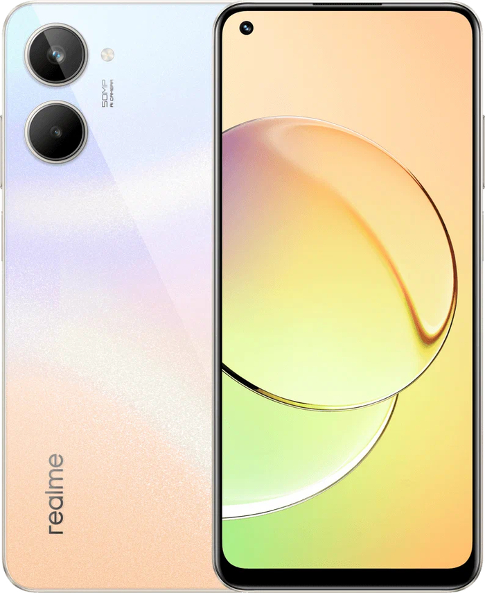Смартфон Realme 10 128 Гб, RAM 8, Белый, Dual nano SIM №1