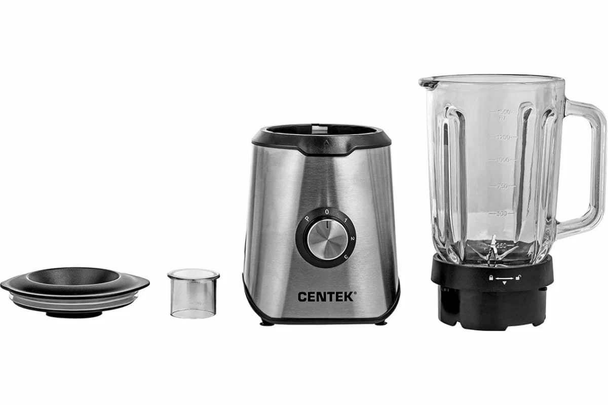 Блендер Centek CT-1327, серебристый детальное изображение - 3