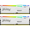 Оперативная память Kingston Fury Beast White RGB DDR5 5200MHz, KF552C40BWAK2-64, 2x32 Гб KIT, 64 Гб вариант - 1