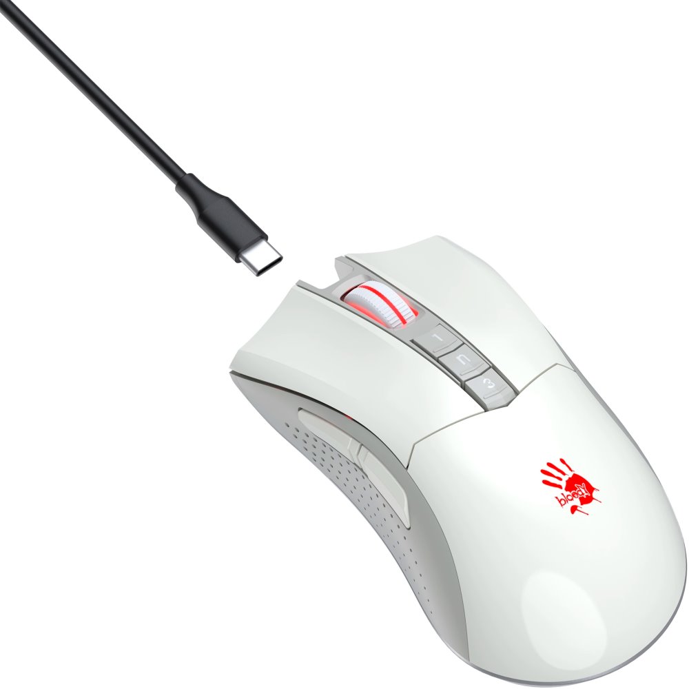 Мышь Bloody R90 Plus, Белый детальное изображение - 8