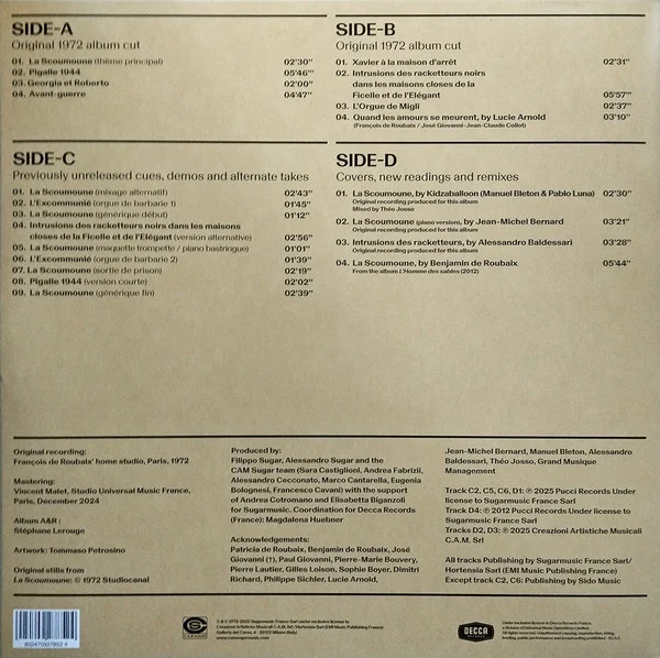 Виниловая пластинка OST – Francois De Roubaix – La Scoumoune 2LP детальное изображение - 2