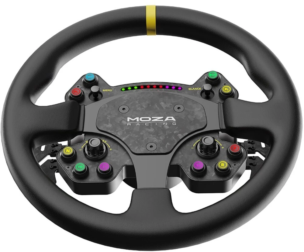 Рулевое колесо MOZA RS V2 Steering Wheel Leather RS25, Черный детальное изображение - 2