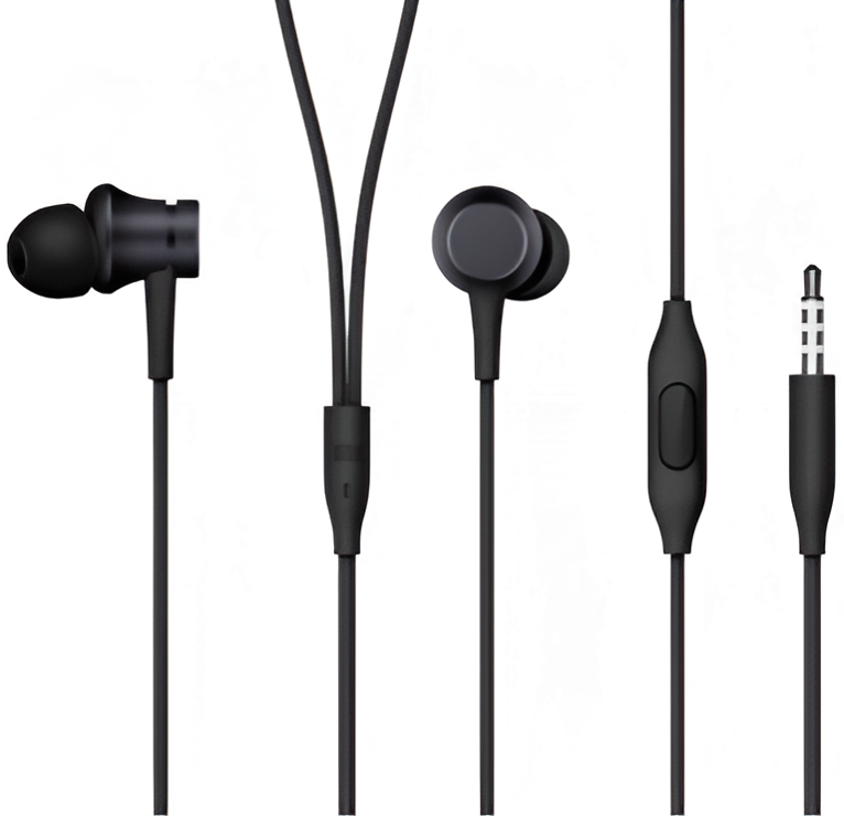 Наушники Xiaomi Mi In-Ear Headphones Basic, Серебристый детальное изображение - 2