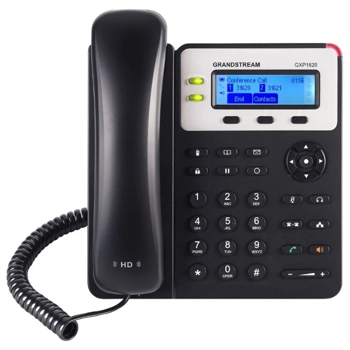 VoIP-телефон Grandstream GXP1620, Черный детальное изображение - 2