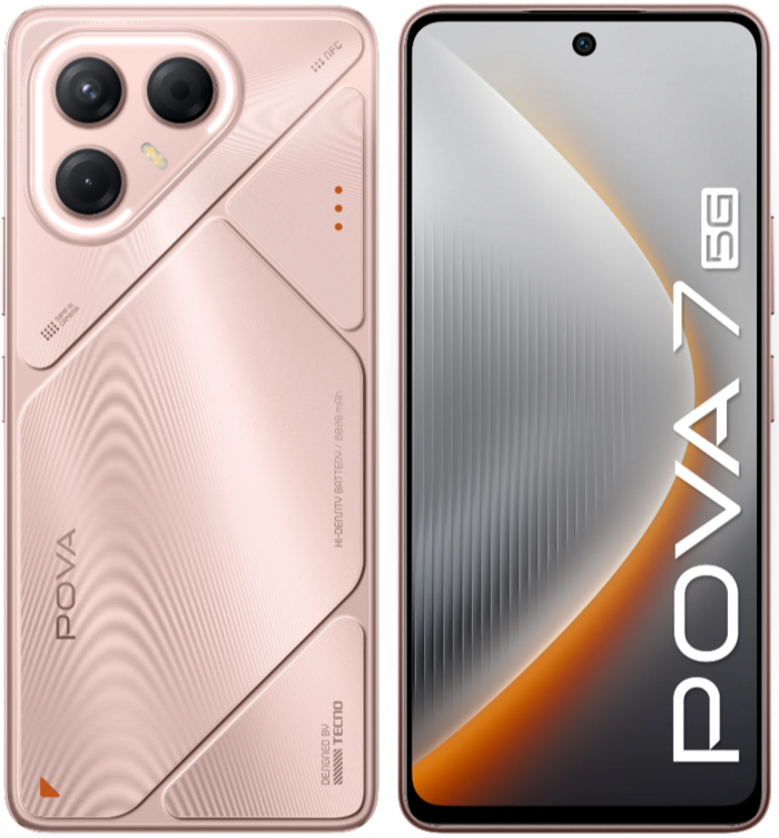 Смартфон Tecno POVA 7 8/128 Гб, Розовый, Dual nano SIM №2