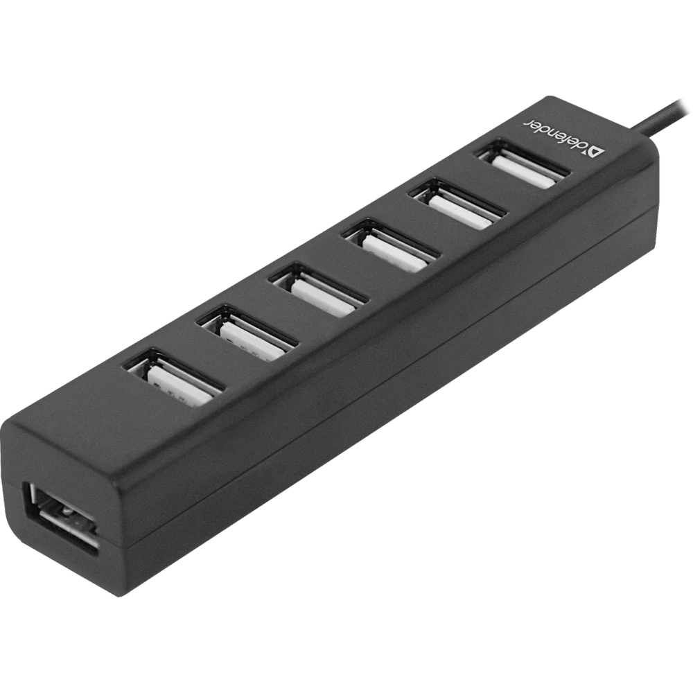 USB-концентратор Defender QUADRO Swift, Черный детальное изображение - 1