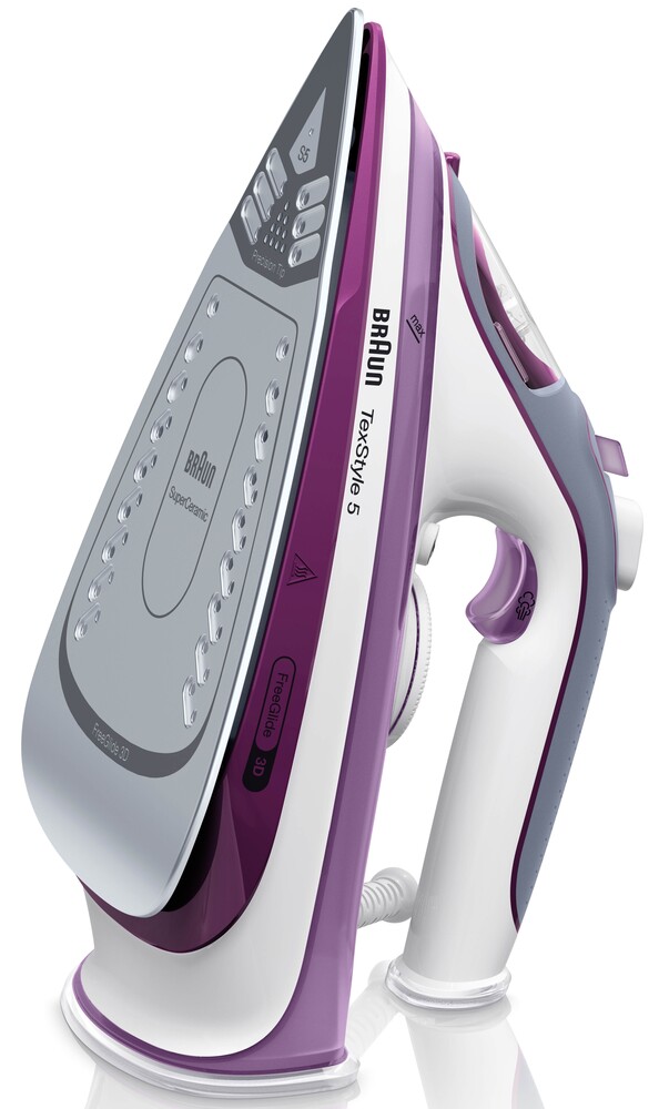 Утюг Braun TexStyle 5 SI 5037, Белый/Фиолетовый №3