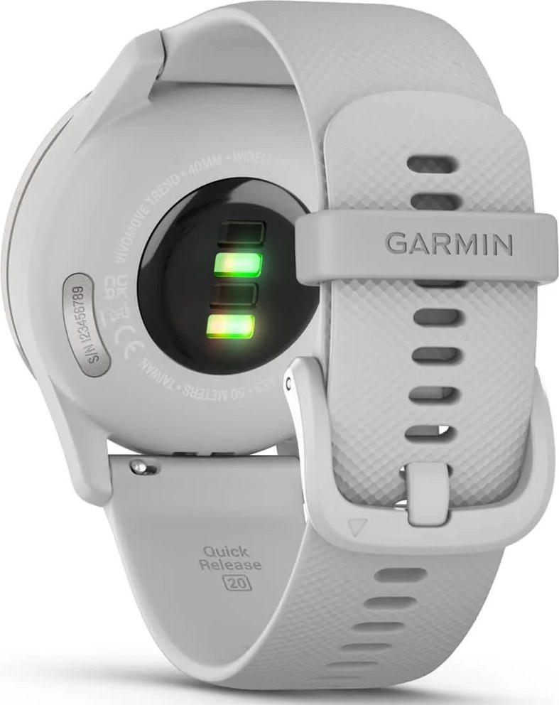 Смарт-часы Garmin Vivomove Trend 40 мм, Серебро детальное изображение - 5