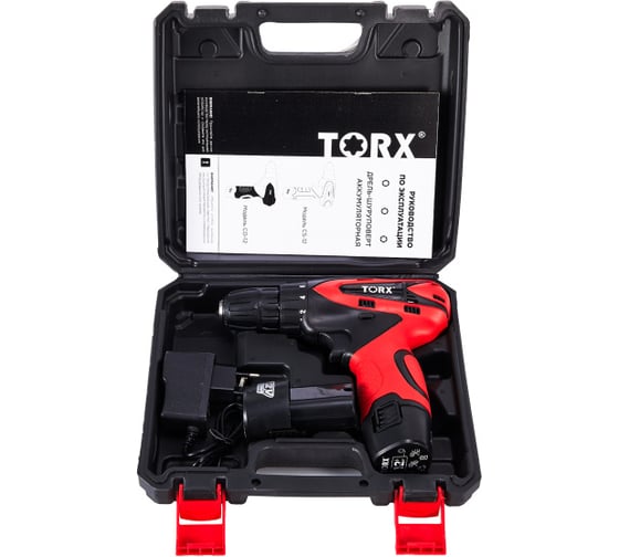 Аккумуляторная дрель-шуруповерт TORX CD-12C, 12 В, 25 Нм, 1,5 А·ч детальное изображение - 7