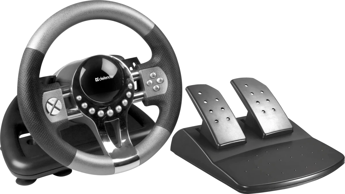 Руль Defender Forsage GTR, Черный детальное изображение - 1