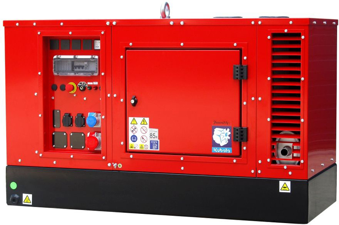 Генератор дизельный EUROPOWER EPS 183 TDE 991011814, в кожухе, 13.6 кВт, Красный №1