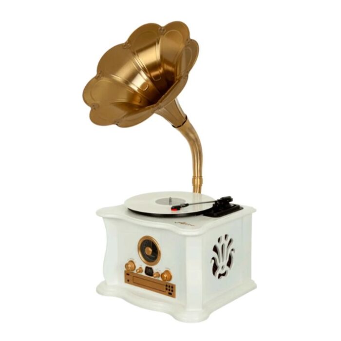 Проигрыватель винила Alive Audio Gramophone, Белый №4