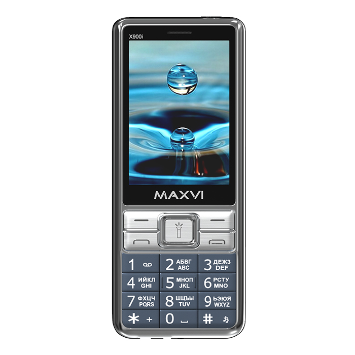 Мобильный телефон MAXVI X900i, 32 Мб, Маренго, Dual mini-SIM детальное изображение - 2