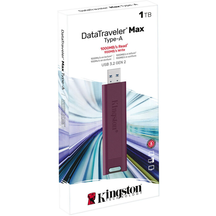 USB Flash накопитель Kingston DataTraveler MaxA (DTMAXA/1TB) 1Tb, красный №3