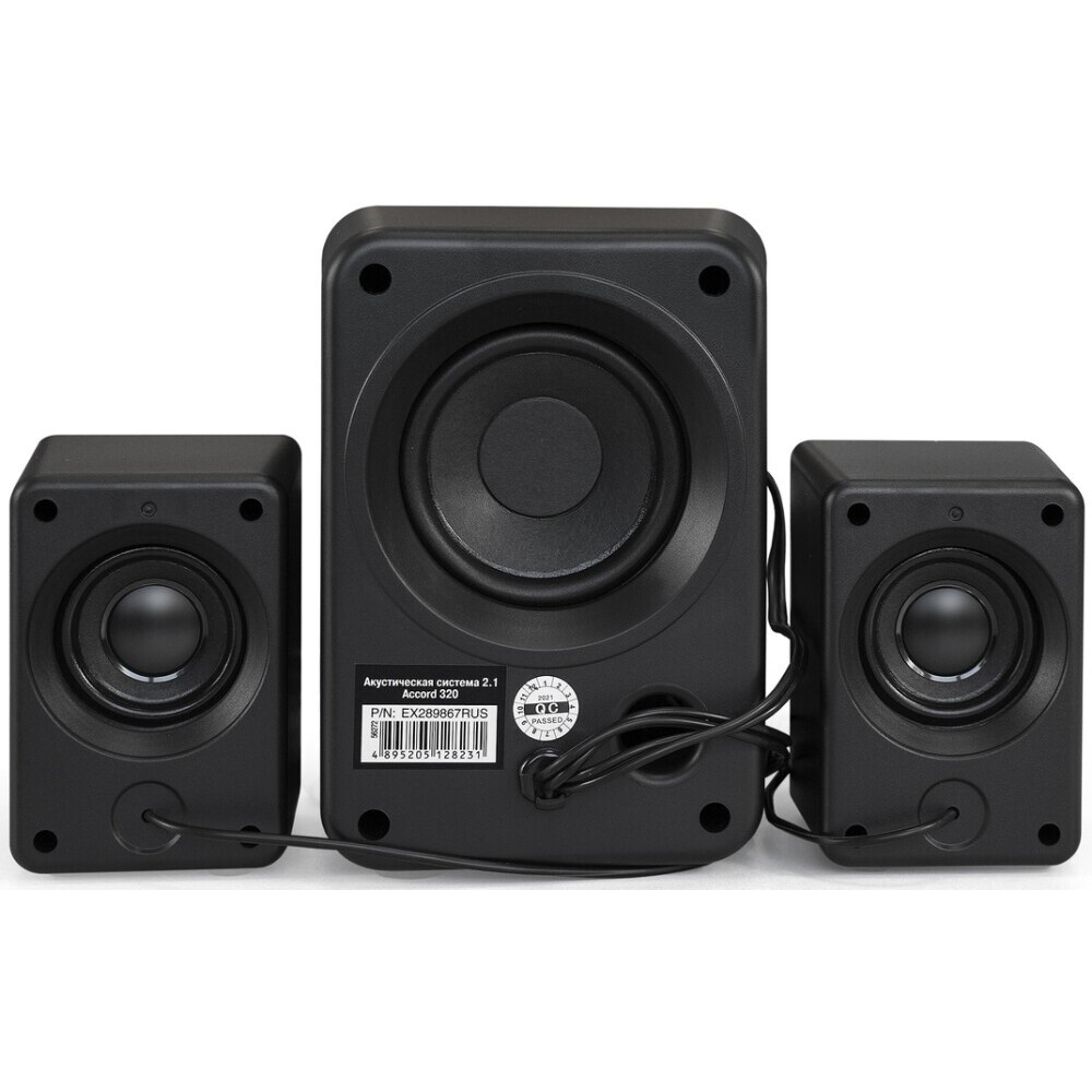 Колонки ExeGate Accord 320, Черный детальное изображение - 3