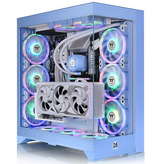 Корпус Thermaltake CTE E660 MX Hydrangea Blue (CA-1Y3-00MFWN-01), Синий детальное изображение - 4