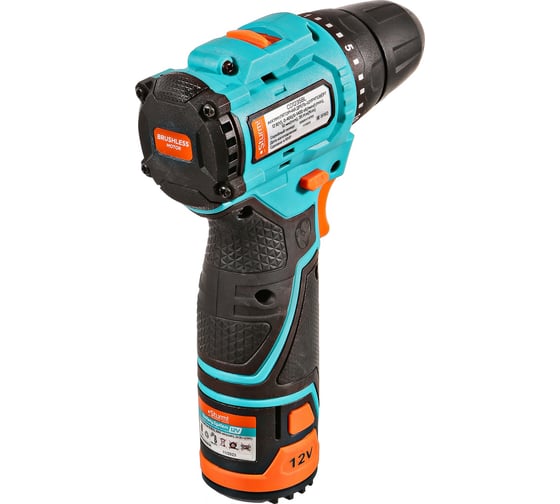 Аккумуляторный шуруповерт Sturm 1BatterySystem12V CD1235BL, 12 В, 35 Нм, 2 А·ч детальное изображение - 7