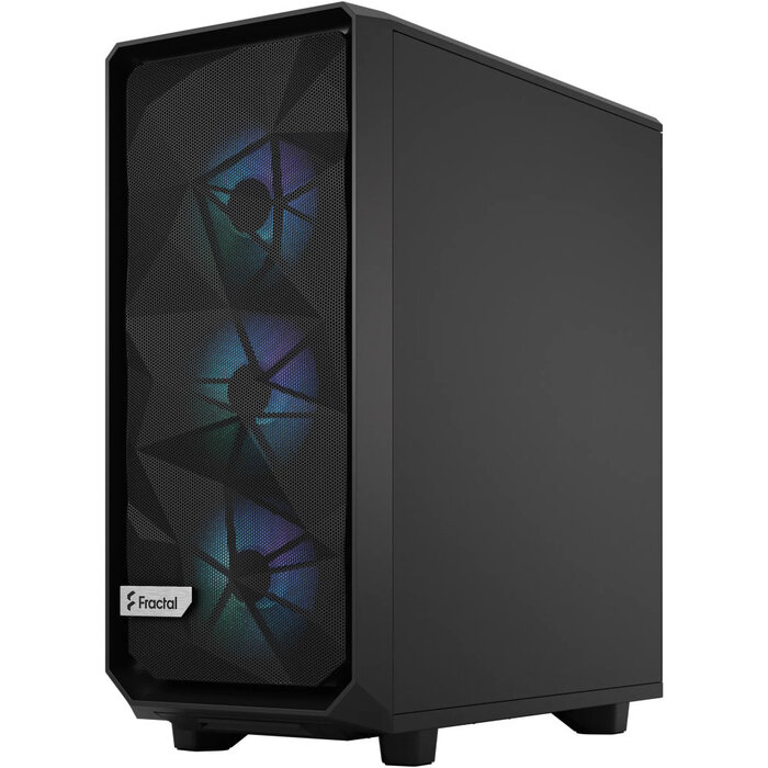 Корпус Fractal Design Meshify 2 Compact RGB TG Light Tint, Черный №3