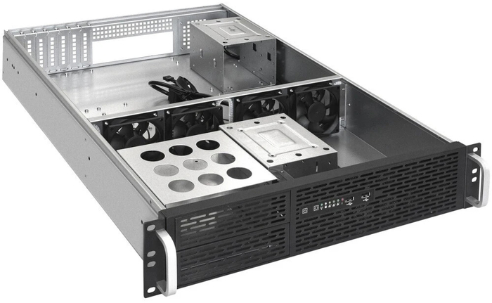 Серверный корпус ExeGate Pro 2U650-06/2U2098L/1000ADS, 1000 Вт, Черный №2