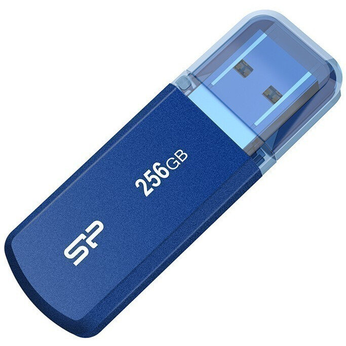 USB Flash накопитель Silicon Power Helios 202 (SP256 ГБUF3202V1B) 256 ГБ, синий детальное изображение - 1