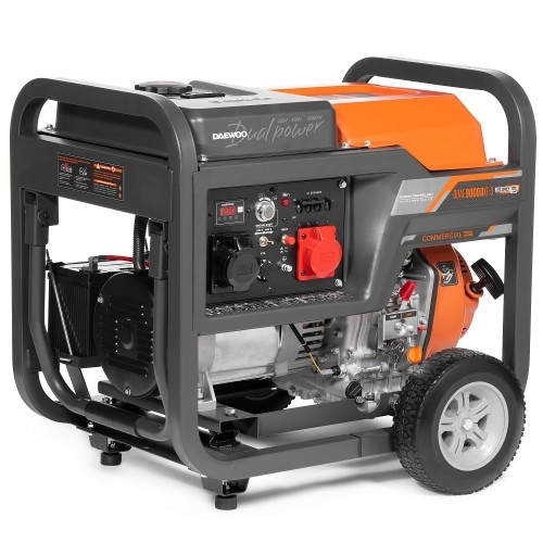 Генератор дизельный с воздушным охлаждением DAEWOO DDAE 9000DXE-3, открытый, 7.2 кВт, Черный детальное изображение - 1