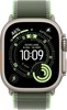 Умные часы Apple Watch Ultra 3 49 мм, Natural Titanium Case with Green/Neon Trail Loop, Зеленый/Неоновый вариант - 2