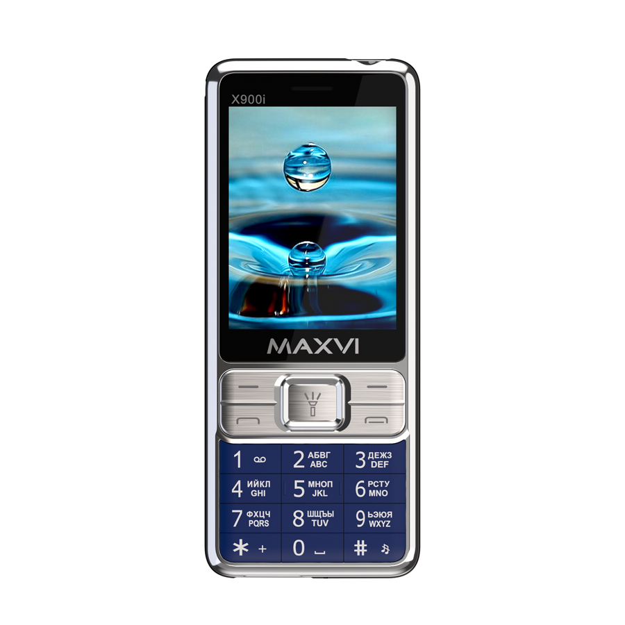 Мобильный телефон MAXVI X900i, 32 Мб, Синий, Dual mini-SIM детальное изображение - 4