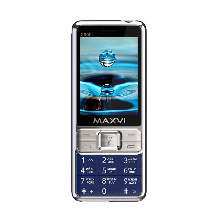 Мобильный телефон MAXVI X900i, 32 Мб, Синий, Dual mini-SIM №4