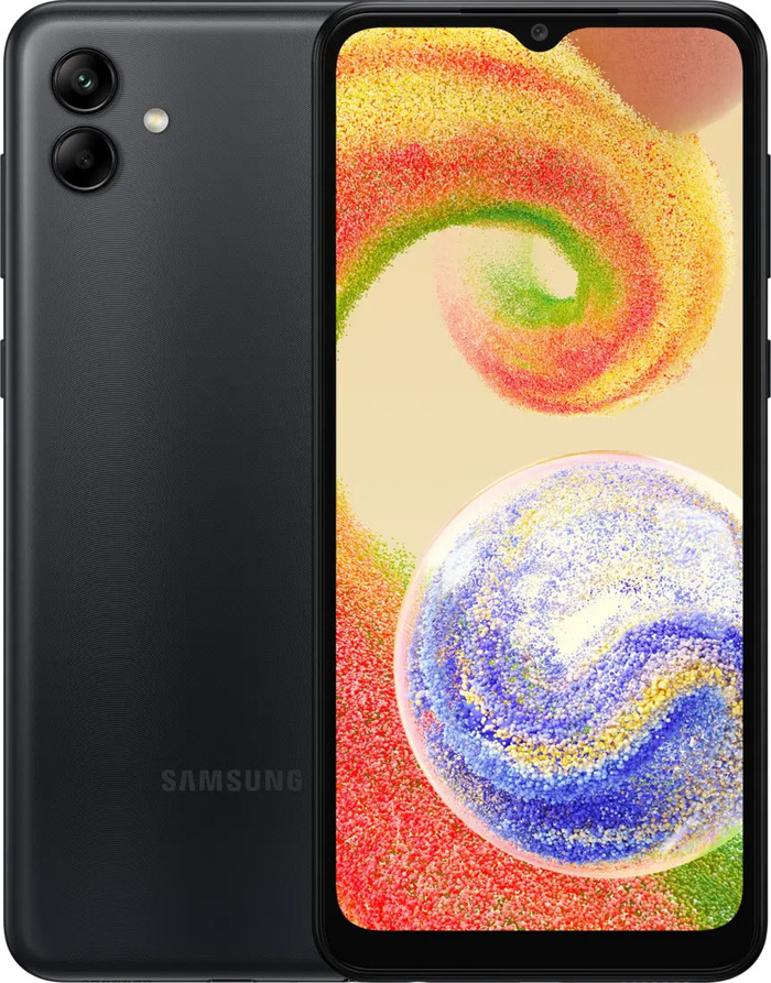 Смартфон Samsung Galaxy A04 4/32 ГБ, Черный, Dual nano SIM №1