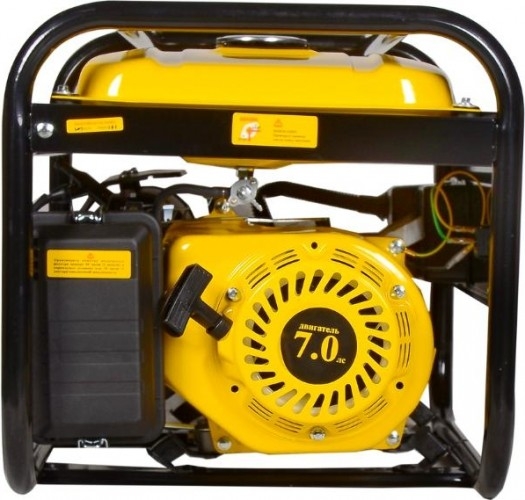 Генератор бензиновый EUROLUX G3600A 64/1/37, 2.5 кВт, Желтый детальное изображение - 3