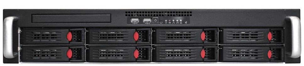 Серверный корпус ExeGate Pro 2U660-HS08/2U-800ADS, 800 Вт, Черный детальное изображение - 2