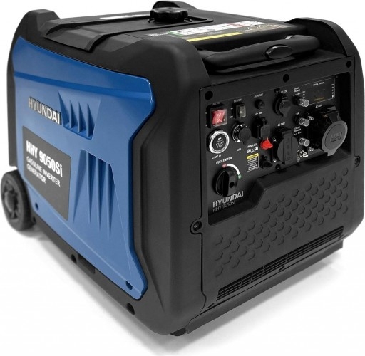 Генератор бензиновый HYUNDAI HHY 9050Si, 6 кВт, Синий детальное изображение - 2