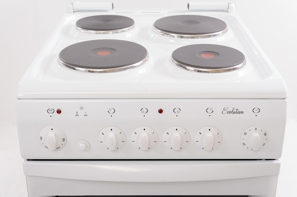 Плита De Luxe 5004.10E, Белый детальное изображение - 2