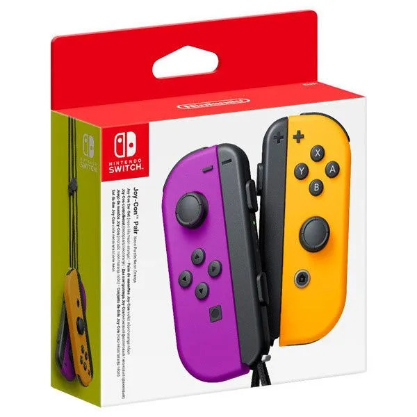 Комплект Nintendo Switch Joy-Con controllers Duo, Фиолетовый/Оранжевый детальное изображение - 2