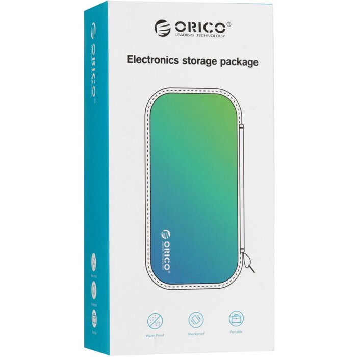 Чехол для SSD M.2 Orico HXM03-GR-BP, Зелёный №2