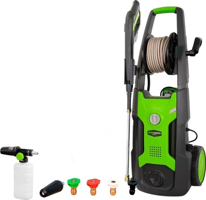 Автомойка GREENWORKS GPWG5II, 2 кВт, 140 бар, Зеленый №2