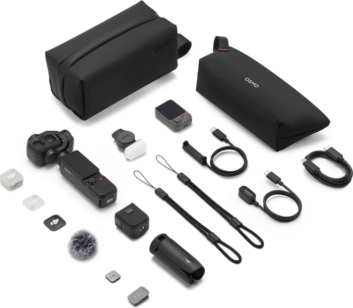 Экшн-камера DJI Osmo Pocket 4P Vlog Kit, Черный №2