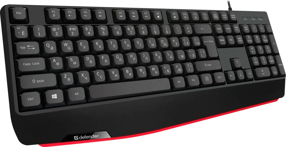 Клавиатура Defender Atom HB-546, 45546, Черный детальное изображение - 2
