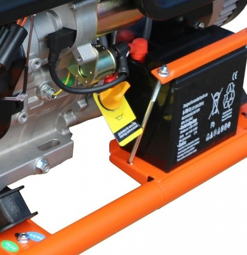 Генератор бензиновый ZONGSHEN PB 7000 E 1T90DF706, 6 кВт, Оранжевый детальное изображение - 3