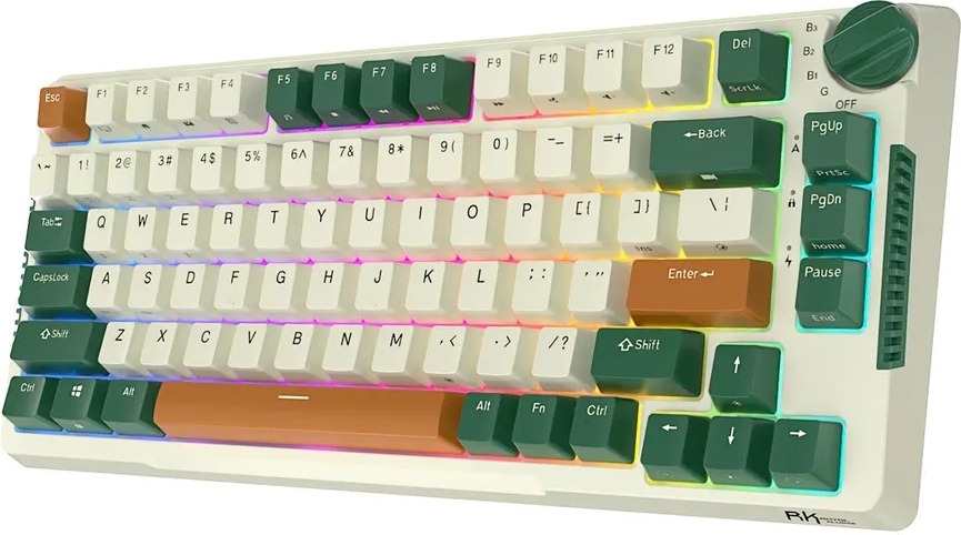 Клавиатура Royal Kludge RKH81 Timing Machine, Sky Cyan Switch, Зеленый детальное изображение - 4