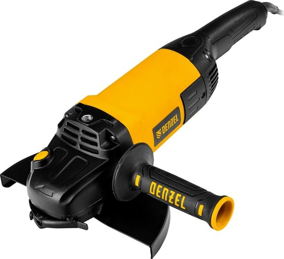 Угловая шлифовальная машина DENZEL AG230-2400 26915, 230 мм, 6000 об/мин, 2400 Вт детальное изображение - 1