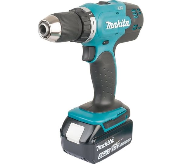 Аккумуляторная дрель-шуруповерт Makita LXT DDF453RFE, 18 В, 42 Нм, 3 А·ч  детальное изображение - 1