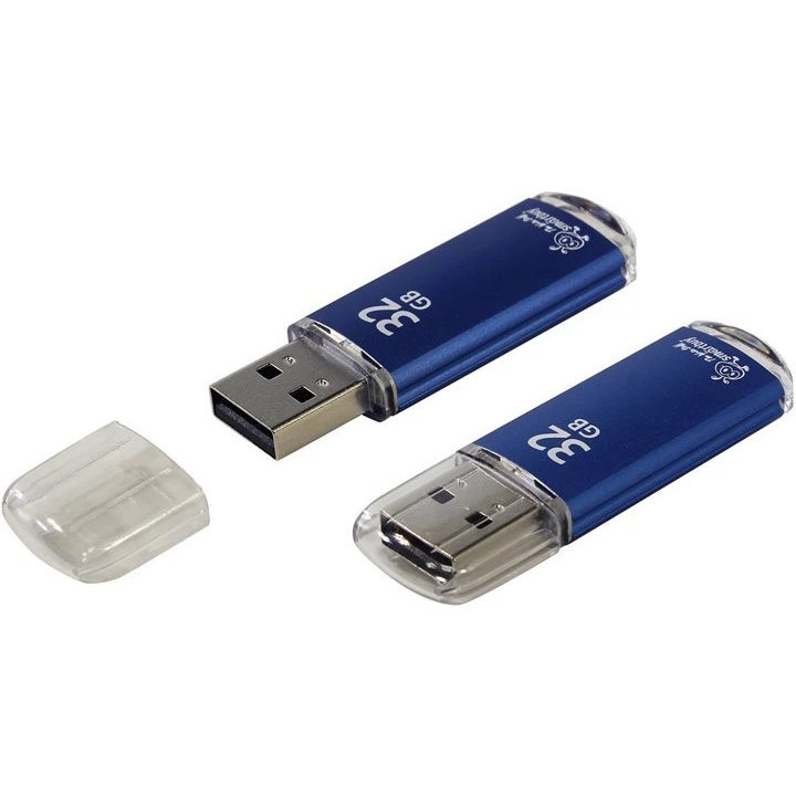 USB Flash накопитель SmartBuy V-Cut (SB32 ГБVC-B) 32 ГБ, синий детальное изображение - 1