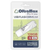 USB Flash накопитель OltraMax 310 128 ГБ, белый вариант - 1