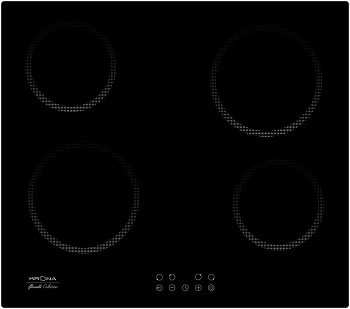 Варочная поверхность Krona ACCORDO 60 BL, Черный №1