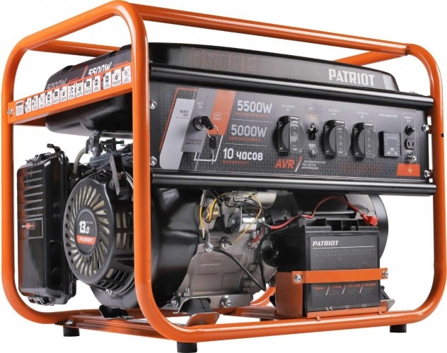 Генератор бензиновый PATRIOT GRS 6500E 476102271, 5 кВт, Оранжевый детальное изображение - 3