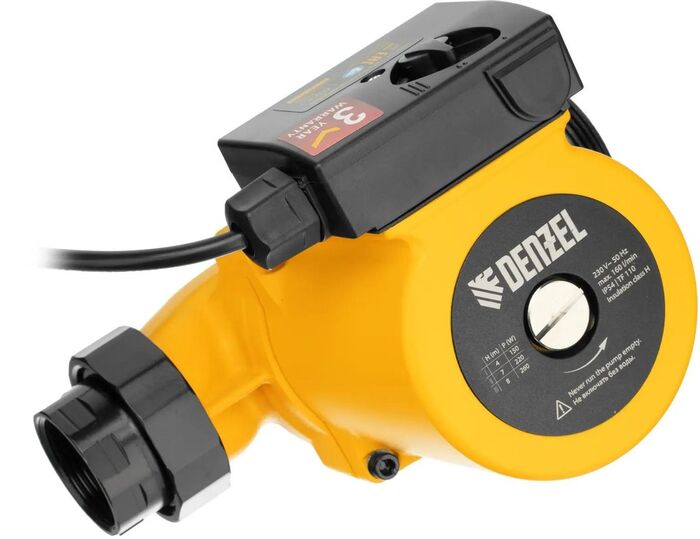 Насос Denzel CP32-8 99415, 160 л/мин, 32 мм, напор 8 м, d=32 мм, 260 Вт, Желтый №2
