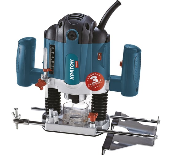 Фрезер КРАТОН ER130-8 3 12 01 007, 1300 Вт, Голубой детальное изображение - 1