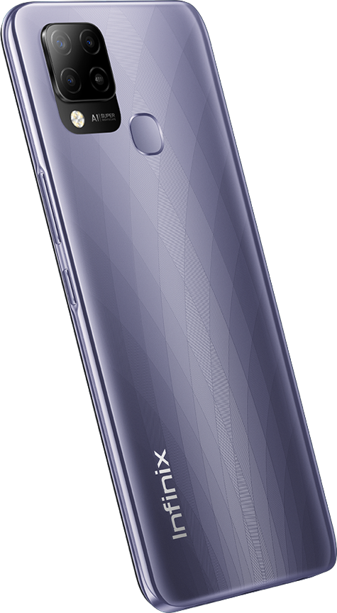 Infinix Hot 10S 128 Гб Infinix Hot 10S 128 Гб / ОЗУ 4 Гб, Фиолетовый детальное изображение - 2