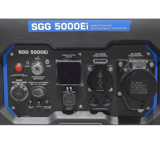Генератор бензиновый ТСС SGG 5000Ei 060040, 5 кВт, Синий детальное изображение - 8